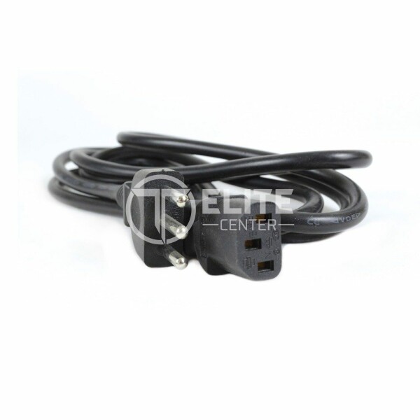 Cable de poder negro, Ita-Power Cord, 3G x 0.75mm - 1.50 mts - en Elite Center