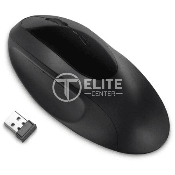 Kensington Pro Fit Ergo - Ratón - ergonómico - diestro - 5 botones - inalámbrico - 2.4 GHz, Bluetooth 4.0 LE - receptor inalámbrico USB - negro - al por menor - en Elite Center