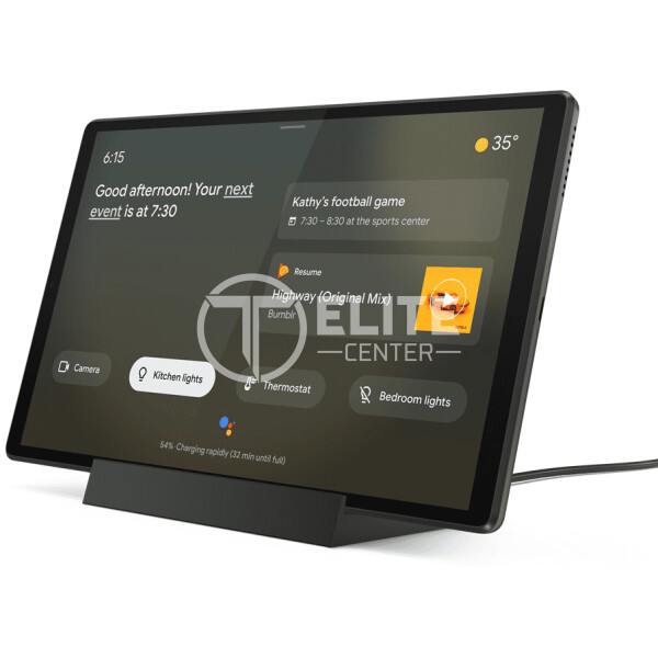 Lenovo Tab M10 HD (2nd Gen) ZA73 - Tableta - Android 10 - 64 GB eMMC - 10.1" IPS (1280 x 800) - Host USB - Ranura para microSD - gris hierro - con Lenovo Smart Charging Station - - en Elite Center