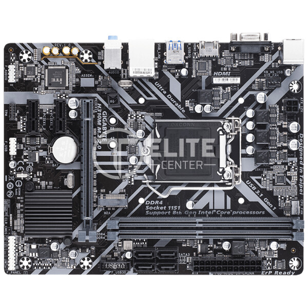 Gigabyte - Motherboard - Micro ATX - LGA1151 Socket - 9th - 8th Gen Intel - en Elite Center