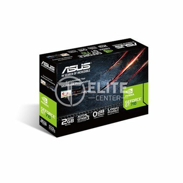 Tarjeta de Video ASUS GeForce GT 710 2GB 64-Bit GDDR5 HDMI VGA DVI - - en Elite Center