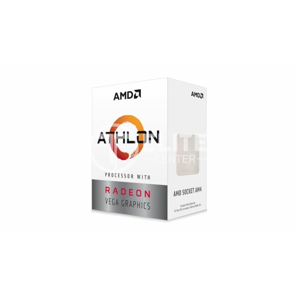 Procesador AMD Athlon 3000G, Dual-core, 3.5GHz, Video Radeon Vega 3, Socket AM4 - - en Elite Center