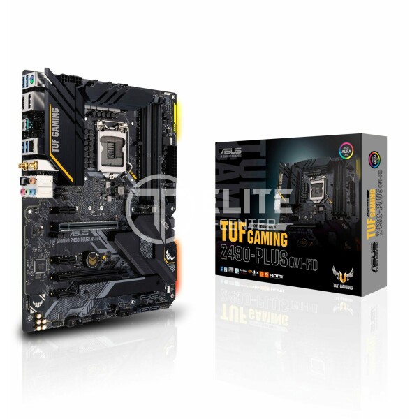 Placa Madre ASUS TUF Gaming Z490-PLUS (WI-FI) socket LGA1200 Intel Z490 (WiFi 6) SATA 6Gb/s, ATX - en Elite Center