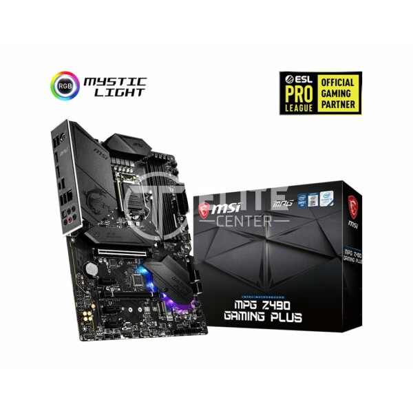 Placa Madre MSI MPG Z490 Gaming Plus LGA1200 Intel Z490 SATA 6Gb/s ATX - en Elite Center