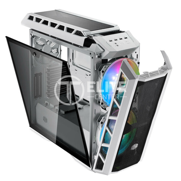 Gabinete Cooler Master MasterCase H500P Mesh White ARGB, Mini ITX, Micro ATX, ATX, E-ATX - en Elite Center