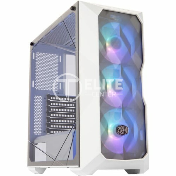 Gabinete Cooler Master MasterBox TD500 Mesh Mid-Tower, ATX, Micro-ATX, Mini-ITX, Blanco - - en Elite Center