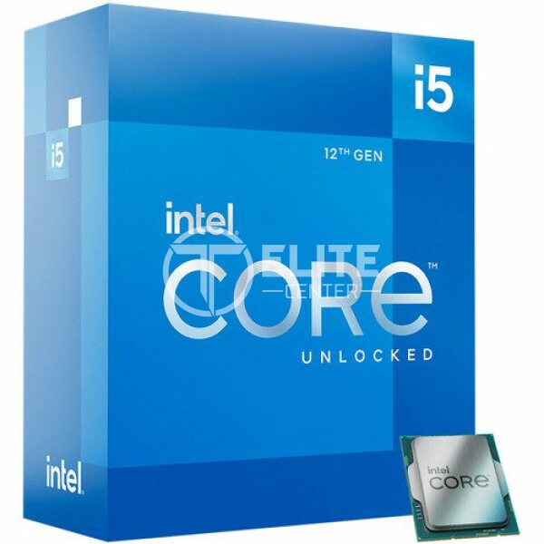 Procesador Intel Core i5-12400, 2.5GHz Turbo 4.4GHz, Socket LGA 1700, 6-Core / 12-Threads - en Elite Center