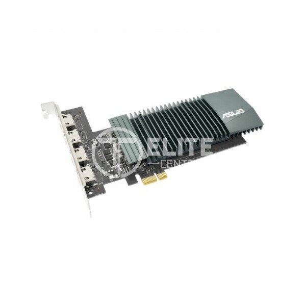 Tarjeta de Video ASUS GeForce GT 710 2GB 64-Bit GDDR5 HDMI VGA DVI - GT710-4H-SL-2GD5 - en Elite Center