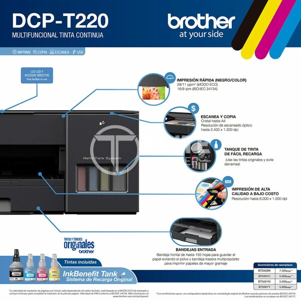 Brother DCP-T220 - Printer / Copier / Scanner - Ink-jet - Color - - en Elite Center