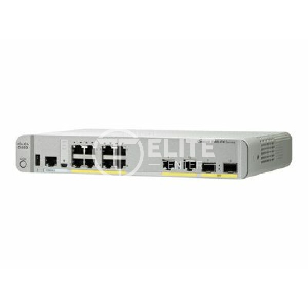 Cisco Catalyst 3560CX-8PC-S - Conmutador - Gestionado - 8 x 10/100/1000 (PoE+) + 2 x Gigabit SFP combinado - sobremesa - PoE+ (240 W) - - en Elite Center