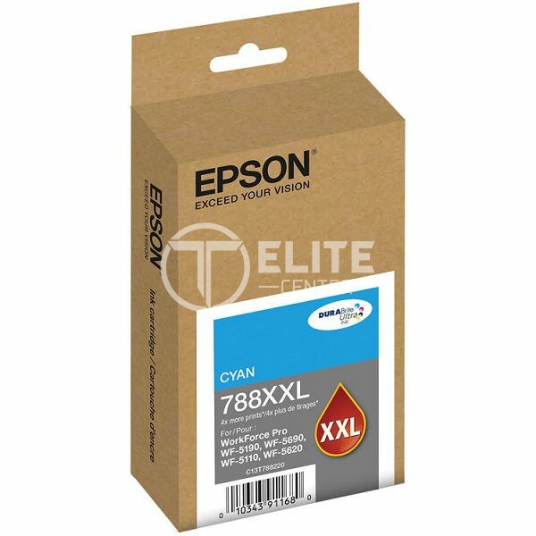 Epson - T788XXL220-AL - Cyan - WorkForce WF-5190 - - en Elite Center