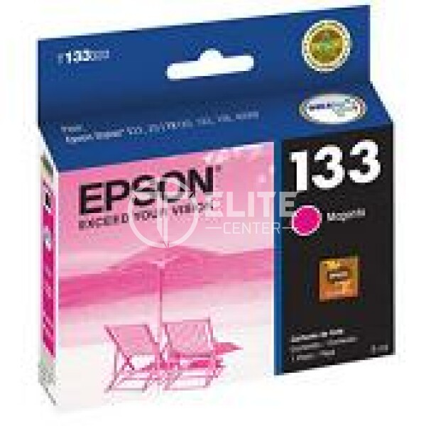 Epson 133 - 5 ml - magenta - original - cartucho de tinta - para Stylus NX130, NX230, NX430, T22, T25, TX120, TX123, TX130, TX133, TX135, TX235, TX430 - - en Elite Center