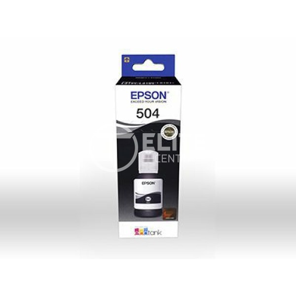 Epson 504 - 127 ml - negro - original - recarga de tinta - para EcoTank L4150, L4160, L4260, L6161, L6171, L6191, L6270; EcoTank ITS L4150, L4160 - - en Elite Center