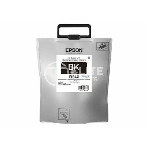 Epson R24X - Gran capacidad - negro - original - paquete de tinta - para WorkForce Pro WF-R8590, WF-R8590 D3TWFC, WF-R8590DTWF, WF-R8590DTWFL - - en Elite Center