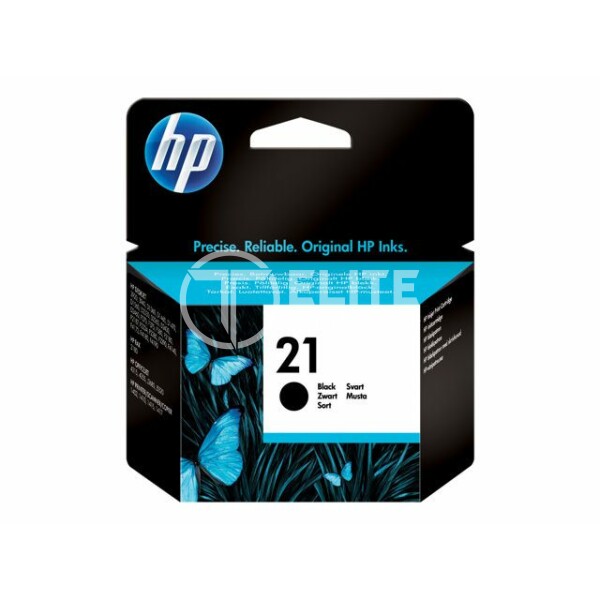 HP 21 - 5 ml - negro - original - cartucho de tinta - para Deskjet F2149, F2179, F2185, F2210, F2224, F2240, F2288, F2290, F375; Officejet 43XX - - en Elite Center