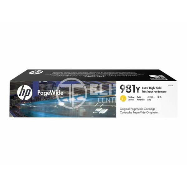 HP 981Y - 185 ml - Rendimiento extra alto - amarillo - original - PageWide - cartucho de tinta - para PageWide Enterprise Color MFP 586; PageWide Managed Color E55650 - - en Elite Center