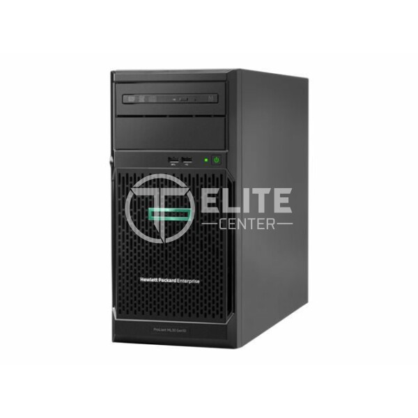 HPE ProLiant ML30 Gen10 - Servidor - torre - 4U - 1 vía - 1 x Xeon E-2224 / 3.4 GHz - RAM 16 GB - SATA - de intercambio no en caliente 3.5" bahía(s) - HDD 1 TB - Matrox G200 - GigE - monitor: ninguno - - en Elite Center