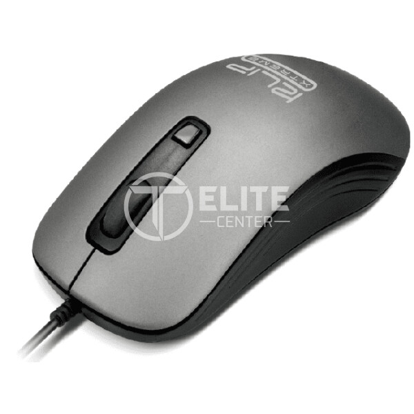 Klip Xtreme - Mouse - Wired - USB - Gray - 1600dpi - - en Elite Center
