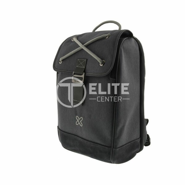Klip Xtreme - Notebook carrying backpack - 1680D polyester - Business gray - 14.1in Slim laptops - en Elite Center