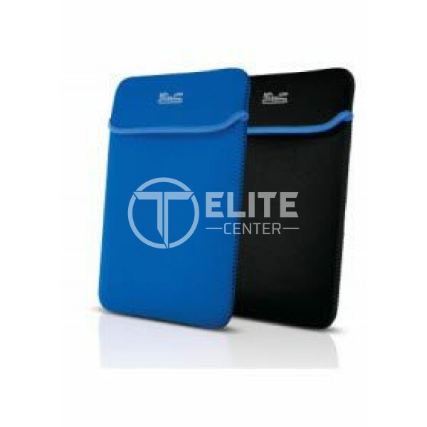 Klip Xtreme - Notebook sleeve - 15.6 in - Black blue - neoprene reversable - - en Elite Center