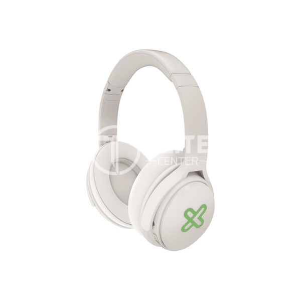 Klip Xtreme Imperious KWH-251 - Auriculares con diadema con micro - en oreja - Bluetooth - inalámbrico, cableado - conector de 3,5 mm - blanco - en Elite Center