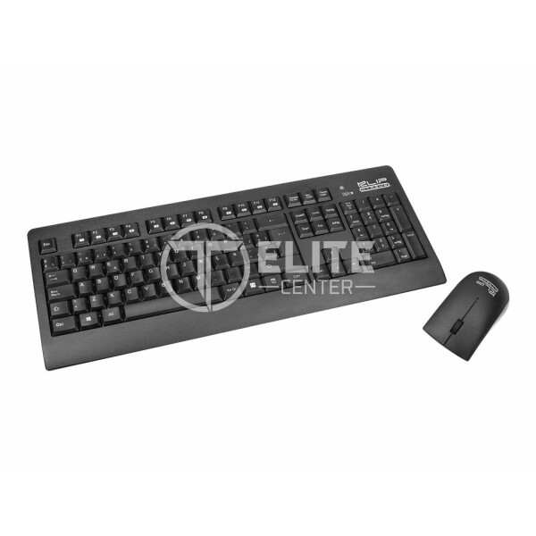 Klip Xtreme KCK-265S - Juego de teclado y ratón - inalámbrico - 2.4 GHz - impermeable - - en Elite Center