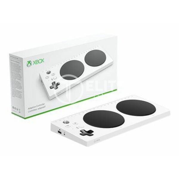 Microsoft Xbox Adaptive Controller - Controlador de accesibilidad - inalámbrico - Bluetooth - para PC, Microsoft Xbox One, Microsoft Xbox One S, Microsoft Xbox One X - - en Elite Center