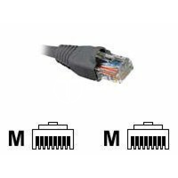 Nexxt - Cable de interconexión - RJ-45 (M) a RJ-45 (M) - 2.1 m - UTP - CAT 5e - moldeado, trenzado - gris - - en Elite Center