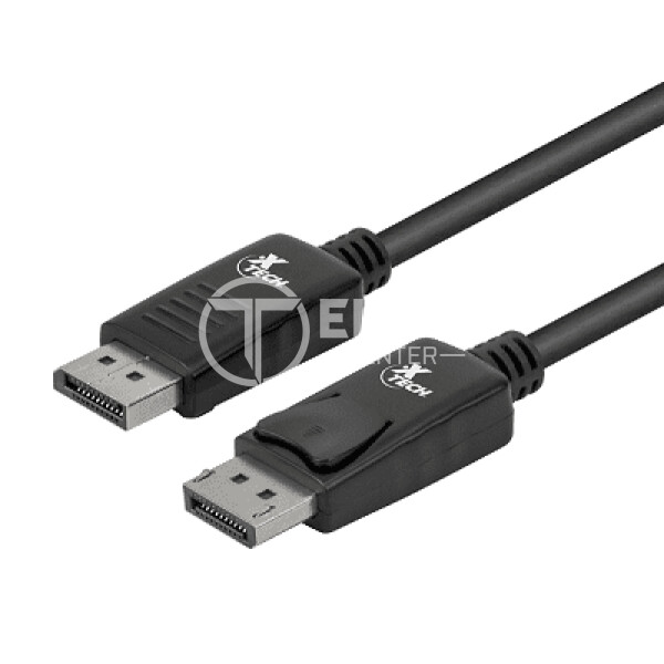 Xtech - Cable DisplayPort - DisplayPort (M) a DisplayPort (M) - 1.8 m - trabado - negro - - en Elite Center