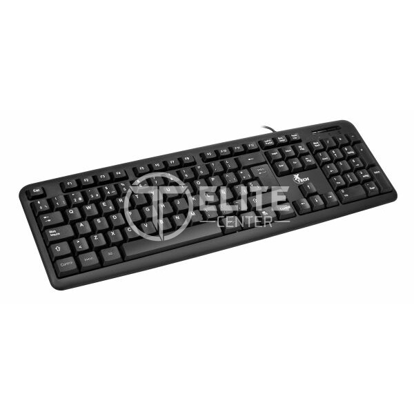 Xtech - Keyboard - Wired - Spanish - USB - Black - Standard XTK-092S - - en Elite Center