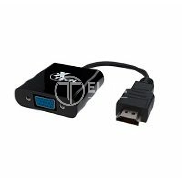 Xtech - Video adapter - 19 pin HDMI Type A - VGA - Black - XTC-363 - - en Elite Center
