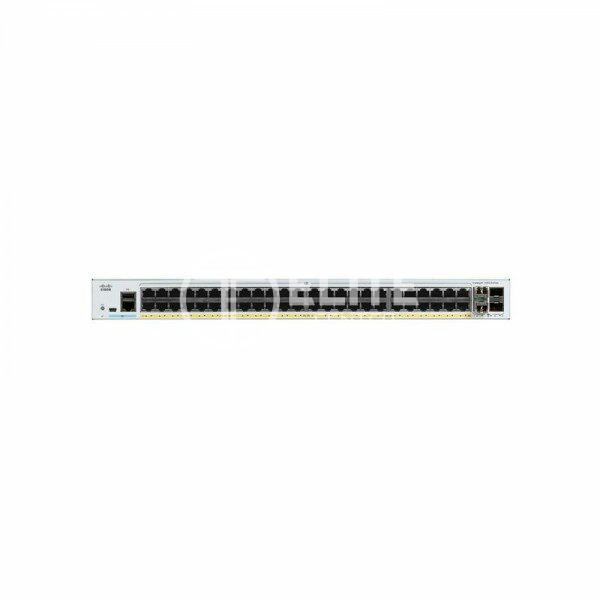 Cisco Catalyst 1000-48T-4G-L - Conmutador - Gestionado - 48 x 10/100/1000 + 4 x Gigabit SFP (enlace ascendente) - montaje en rack - - en Elite Center