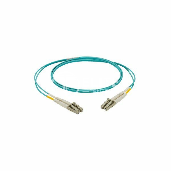 Panduit NetKey - Cable de interconexión - LC de modos múltiples (M) a LC de modos múltiples (M) - 2 m - fibra óptica - impresión a dos caras - 50/125 micras - OM3 - sin halógenos - agua - - en Elite Center