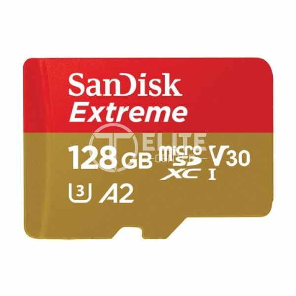 SanDisk Ultra - Tarjeta de memoria flash (adaptador microSDXC a SD Incluido) - 128 GB - A1 / UHS-I U1 / Class10 - microSDXC UHS-I - - en Elite Center