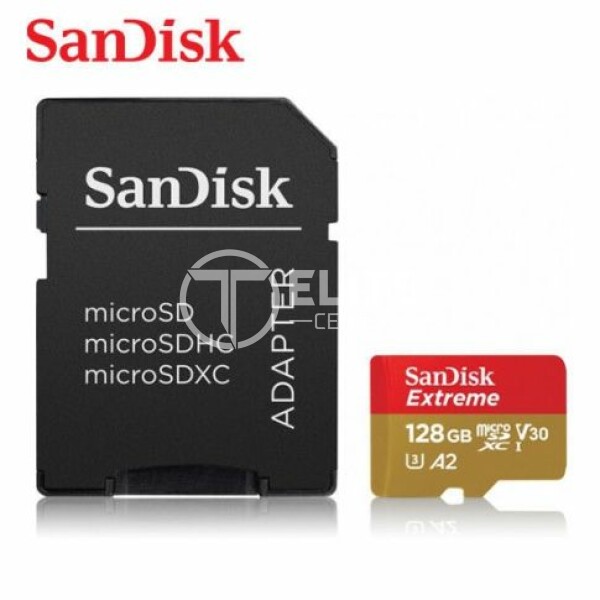 SanDisk Ultra - Tarjeta de memoria flash (adaptador microSDXC a SD Incluido) - 128 GB - A1 / UHS-I U1 / Class10 - microSDXC UHS-I - - en Elite Center