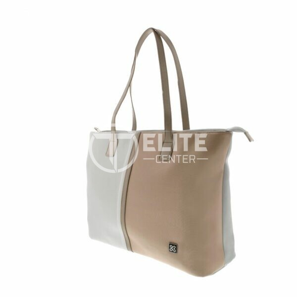 Klip Xtreme - Notebook carrying case and handbag - 15.6" - 1200D polyester - Beige/White - Ladies Bag - en Elite Center