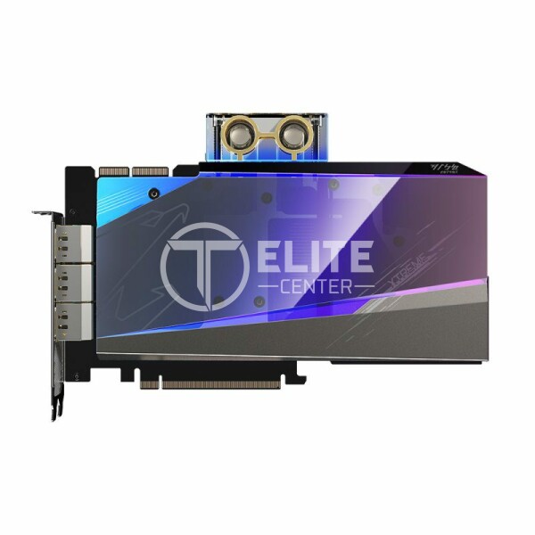 Tarjeta de video AORUS RTX 3090 XTREME WATERFORCE WB 24G, GDDR6X, RGB, 384-Bit, PCIe 4.0, HDMI, DisplayPort - en Elite Center