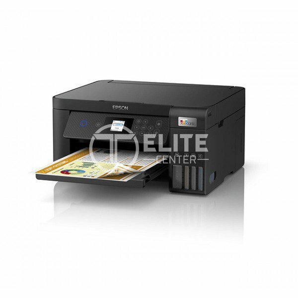 Epson EcoTank L4260 - Impresora multifunción - color - chorro de tinta - rellenable - A4/Legal (material) - hasta 7.7 ppm (copiando) - hasta 10.5 ppm (impresión) - 100 hojas - USB 2.0, Wi-Fi(n) - - en Elite Center