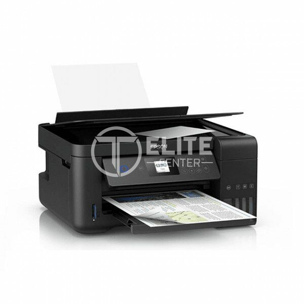 Epson EcoTank L4260 - Impresora multifunción - color - chorro de tinta - rellenable - A4/Legal (material) - hasta 7.7 ppm (copiando) - hasta 10.5 ppm (impresión) - 100 hojas - USB 2.0, Wi-Fi(n) - - en Elite Center