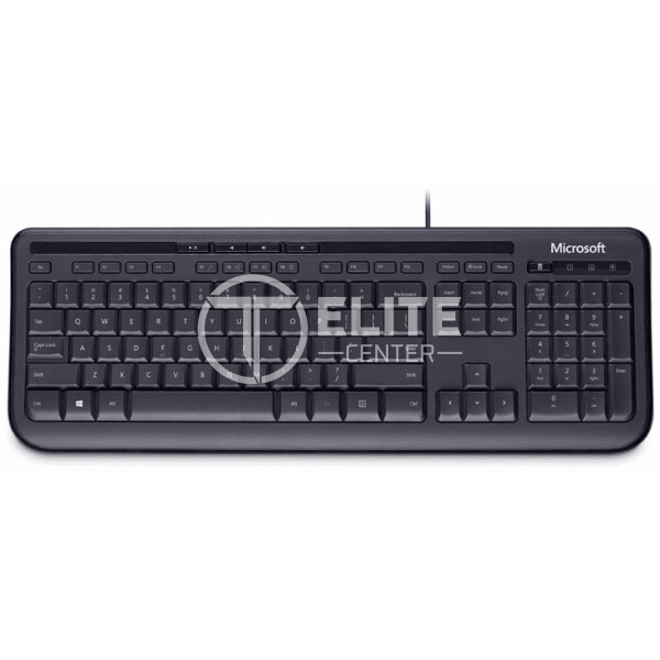 Microsoft Wired Keyboard 600 - Teclado - USB - negro - - en Elite Center