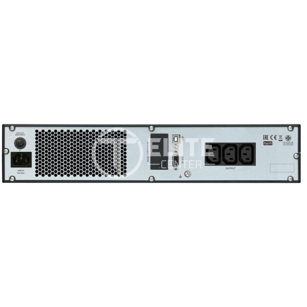 APC Easy UPS SRV SRV1KRIRK - UPS (montaje en bastidor) - CA 220/230/240 V - 800 vatios - 1000 VA - 9 Ah - RS-232, USB - conectores de salida: 3 - 2U - 19" - - en Elite Center