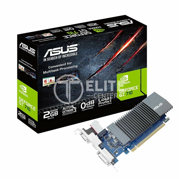 Tarjeta de Video ASUS GeForce GT 710 2GB 64-Bit GDDR5 HDMI VGA DVI - - en Elite Center
