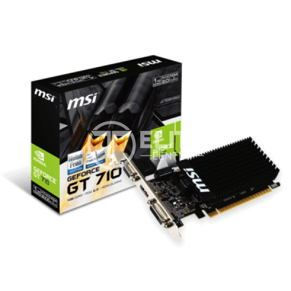 Tarjeta de Video MSI GeForce GT 710 1GB 64-Bit DDR3 PCI Express 2.0 x16 Low Profile - - en Elite Center