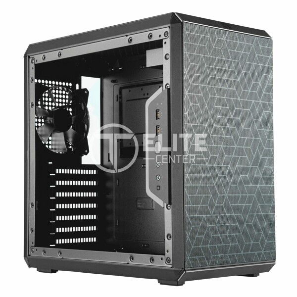 Gabinete Gamer CoolerMaster Q500L, ATX, Micro-ATX, Mini-ITX, Chasis perforado - - en Elite Center