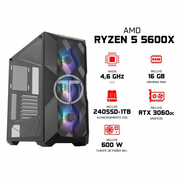ELITE SETUP X AMD RYZEN 5600X 3060 12GB OC WiFi v1 - Serie Ultimate - - en Elite Center