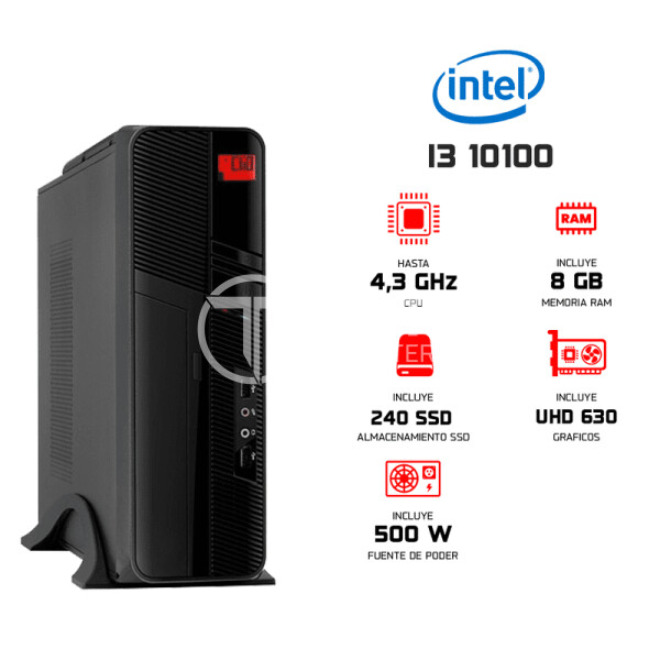 ELITE PC - Intel 10100 - UHD 630, 8 GB RAM - Serie ORO - - en Elite Center
