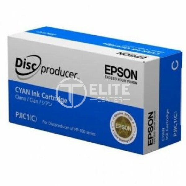 Epson - Cián - original - cartucho de tinta - para Discproducer PP-100, PP-100AP, PP-100II, PP-100IIBD, PP-100N, PP-100NS, PP-50, PP-50BD - - en Elite Center