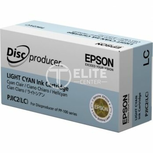 Epson - Cián claro - original - cartucho de tinta - para Discproducer PP-100, PP-100AP, PP-100II, PP-100IIBD, PP-100N, PP-100NS, PP-50, PP-50BD - - en Elite Center
