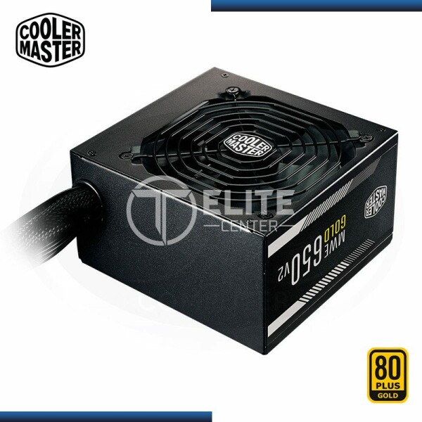 Fuente de Poder Coolermaster MWE 650 GOLD- V2 || 650W || No Modular, Certificada 80+ Plus Gold - - en Elite Center