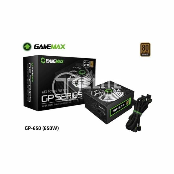 Fuente de Poder Gamemax 650W GP-650 80+ Plus Bronze Active PFC, Certificada - en Elite Center